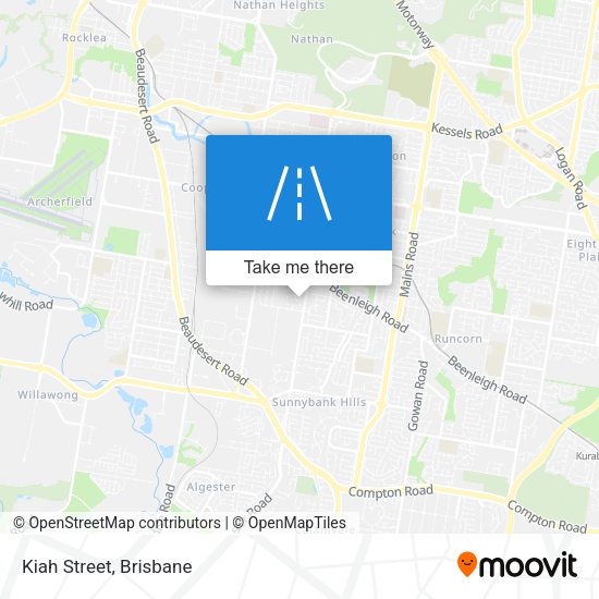 Kiah Street map
