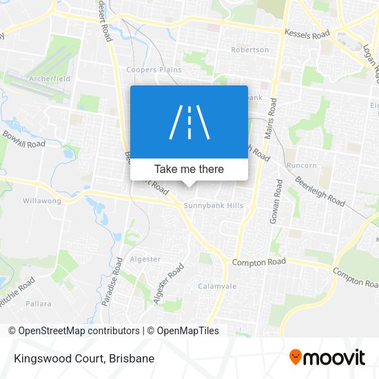 Kingswood Court map