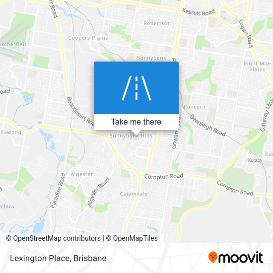 Lexington Place map