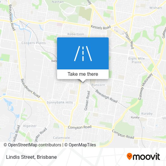 Lindis Street map