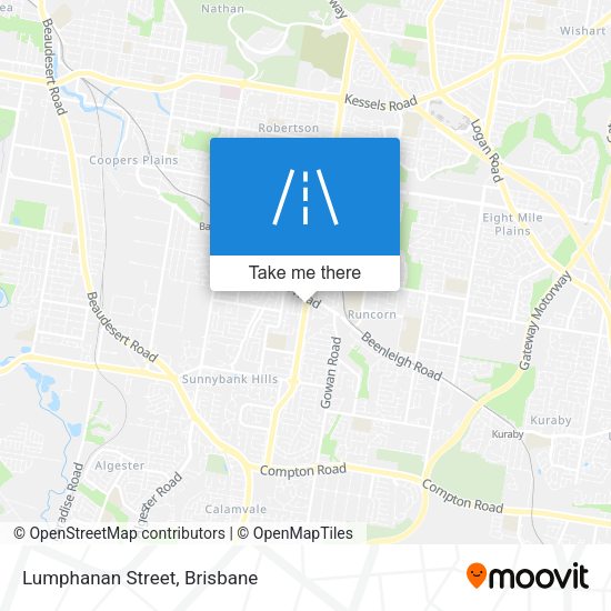 Lumphanan Street map