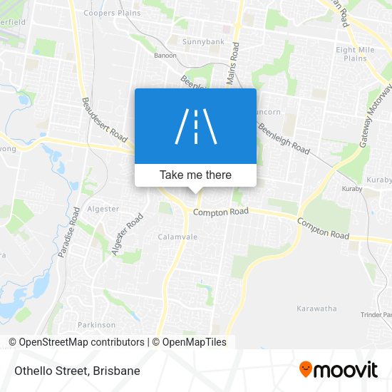 Othello Street map