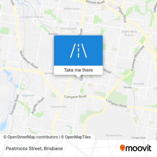 Peatmoss Street map