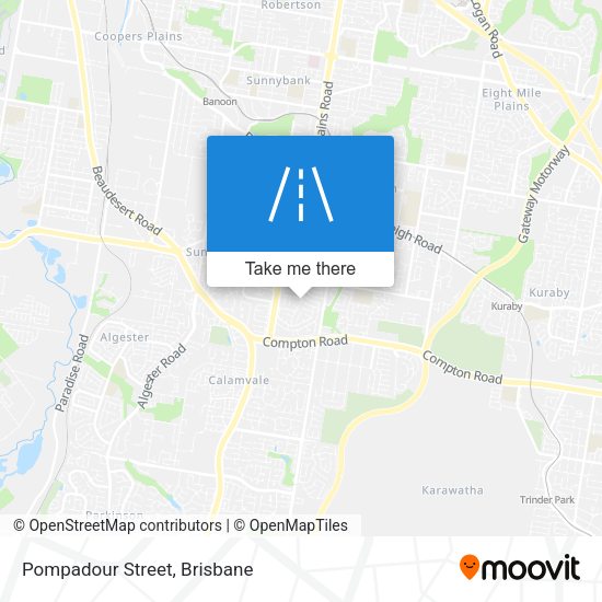 Pompadour Street map