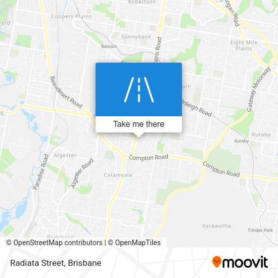 Radiata Street map