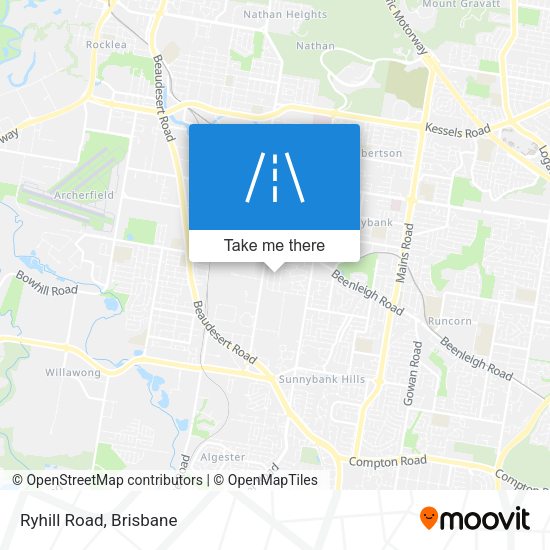 Ryhill Road map