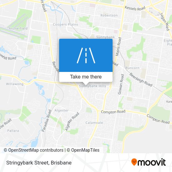 Stringybark Street map