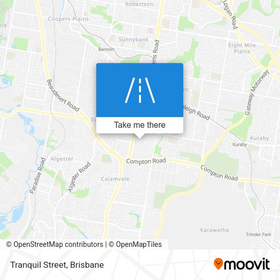 Tranquil Street map