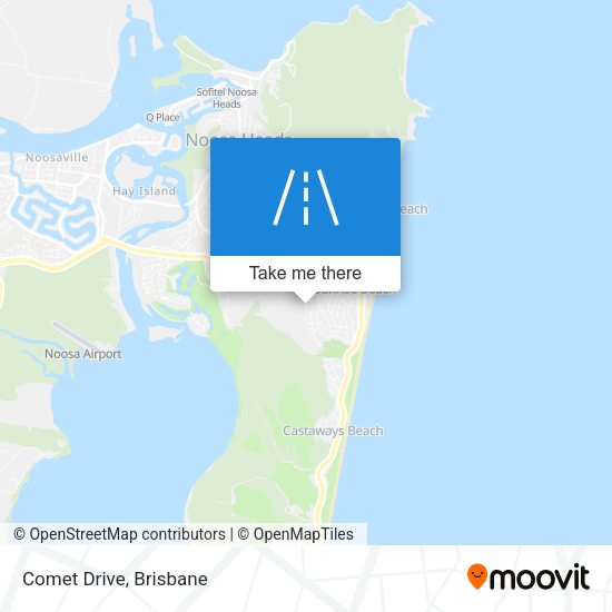 Comet Drive map