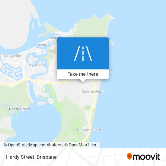 Hardy Street map
