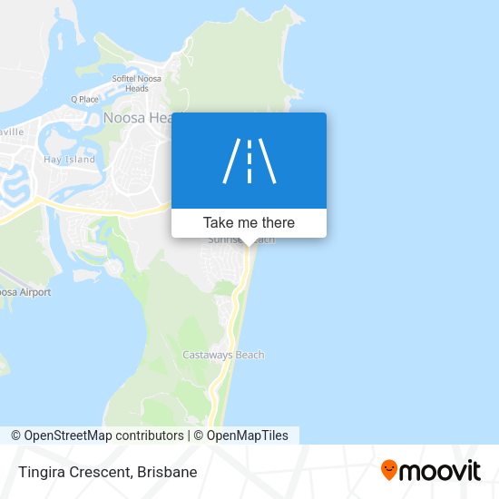 Tingira Crescent map