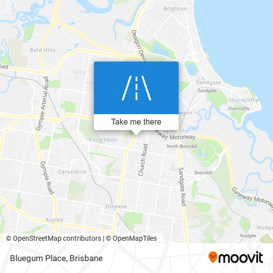 Bluegum Place map