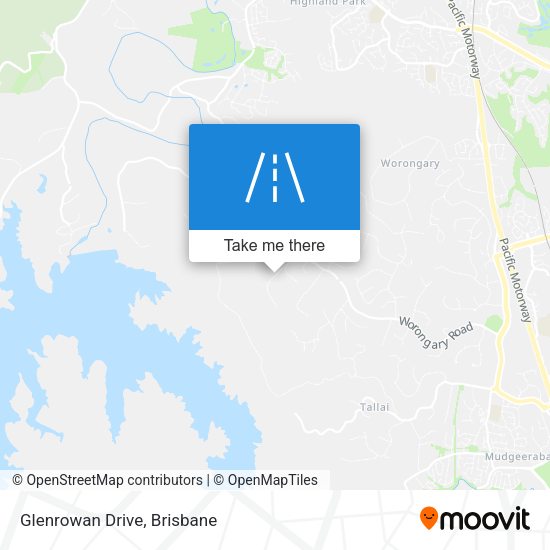 Glenrowan Drive map