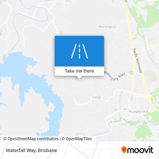 Waterfall Way map