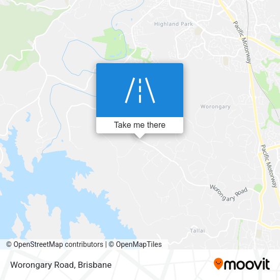 Worongary Road map