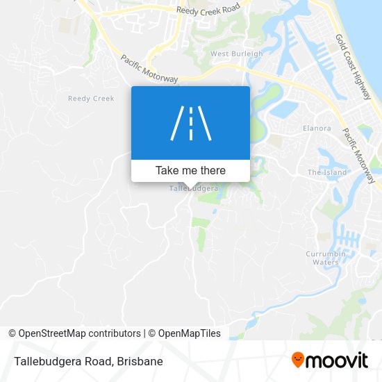 Tallebudgera Road map