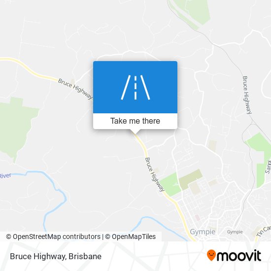 Bruce Highway map