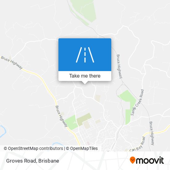 Groves Road map