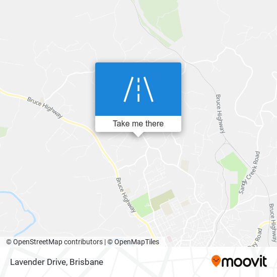 Lavender Drive map