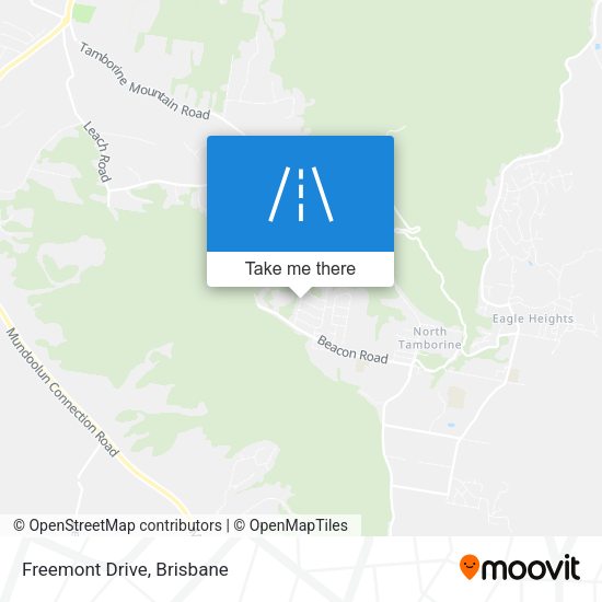 Freemont Drive map