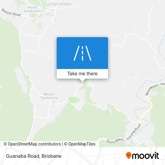 Guanaba Road map