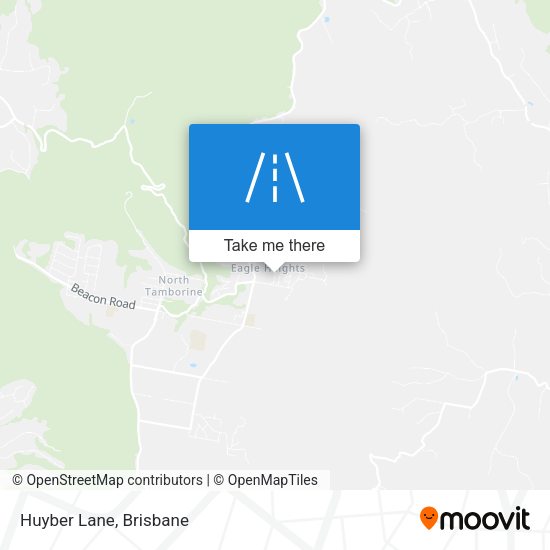 Huyber Lane map