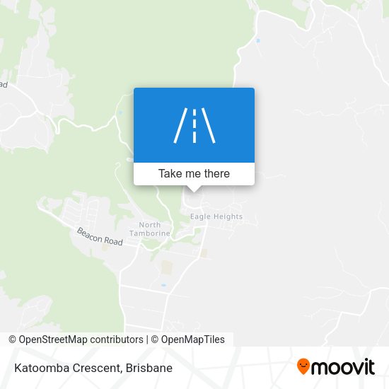 Katoomba Crescent map