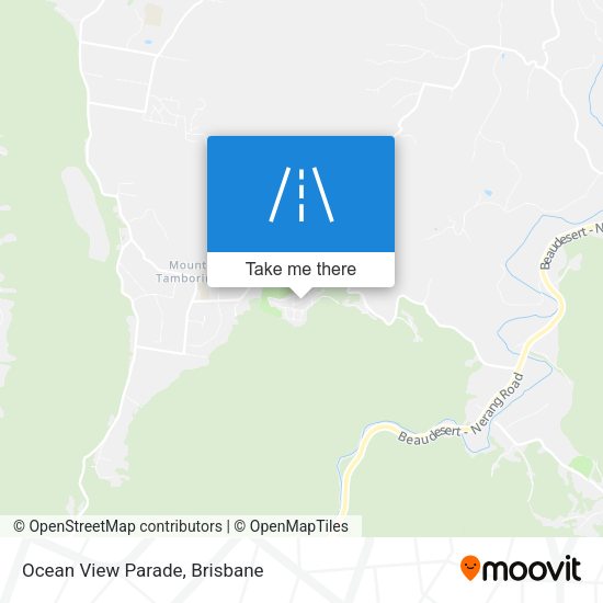Ocean View Parade map
