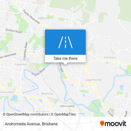 Andromeda Avenue map