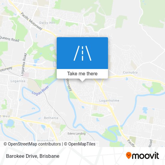 Barokee Drive map