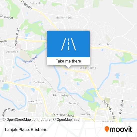 Lanjak Place map