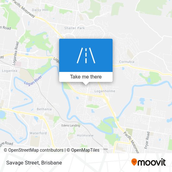 Savage Street map