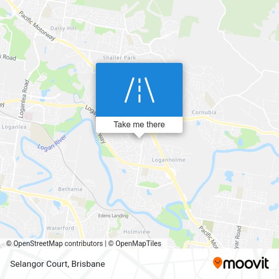 Selangor Court map