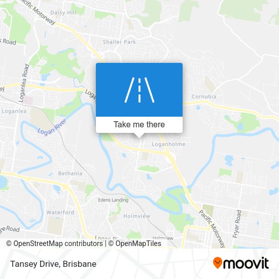 Tansey Drive map