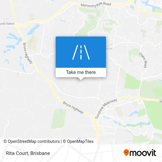 Mapa Rita Court