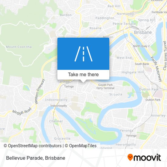 Bellevue Parade map