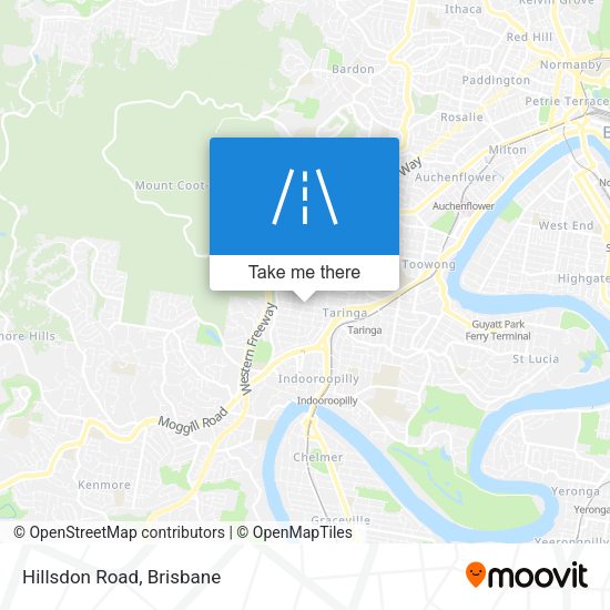 Hillsdon Road map