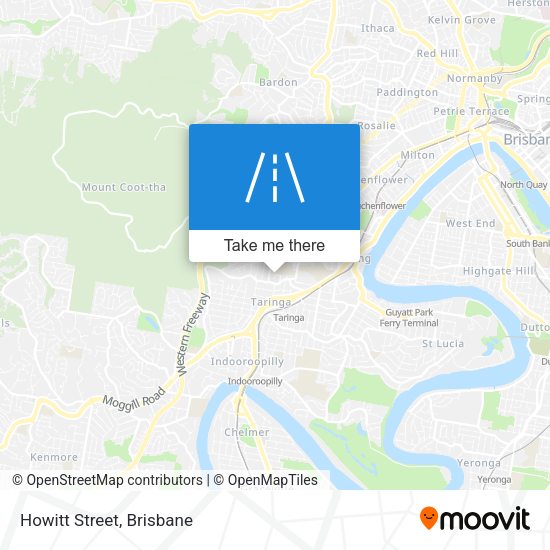 Howitt Street map