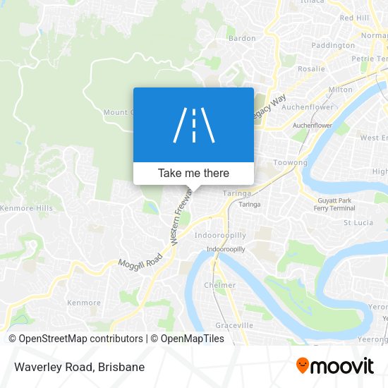 Waverley Road map