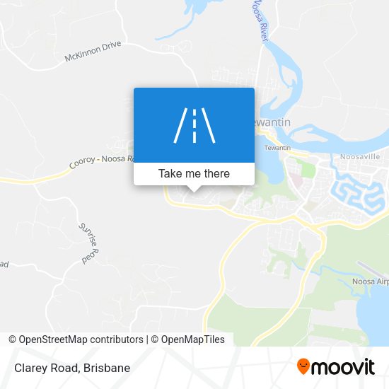 Clarey Road map