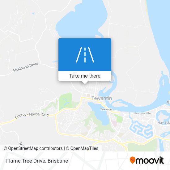 Flame Tree Drive map