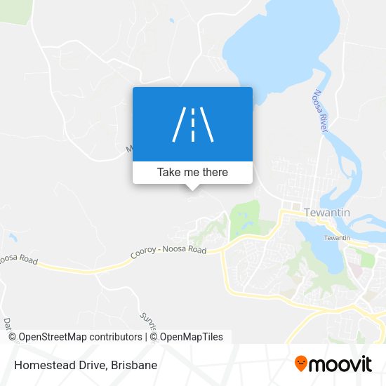 Homestead Drive map