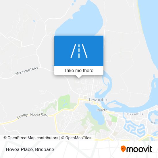 Hovea Place map