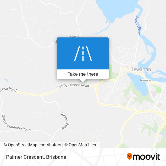 Palmer Crescent map