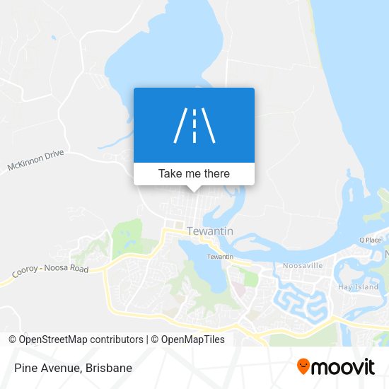 Pine Avenue map