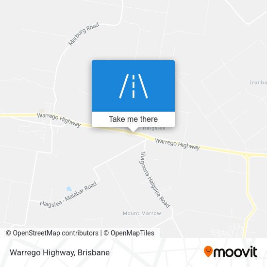 Warrego Highway map