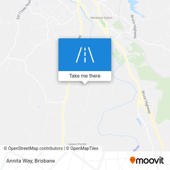 Annita Way map