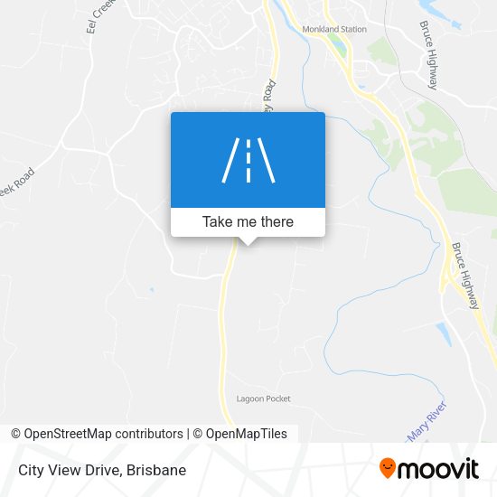 City View Drive map