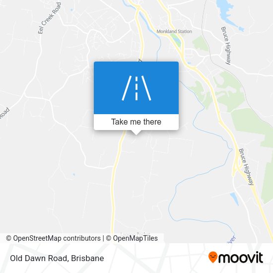 Old Dawn Road map