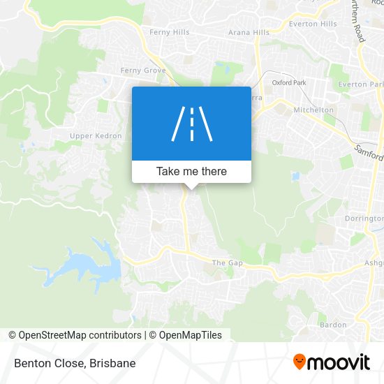 Benton Close map